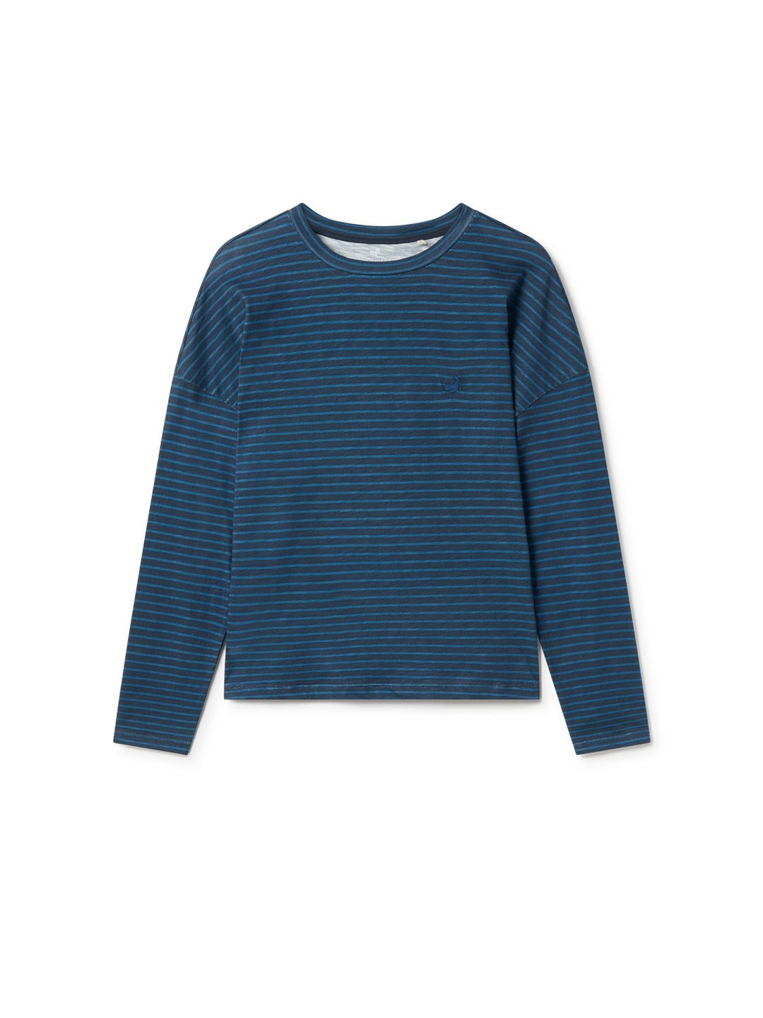 Verte Navy Blue Striped Shirt - Stylish Casual Wear for Men & Women | Perfect for Office, Outings & Everyday Fashion