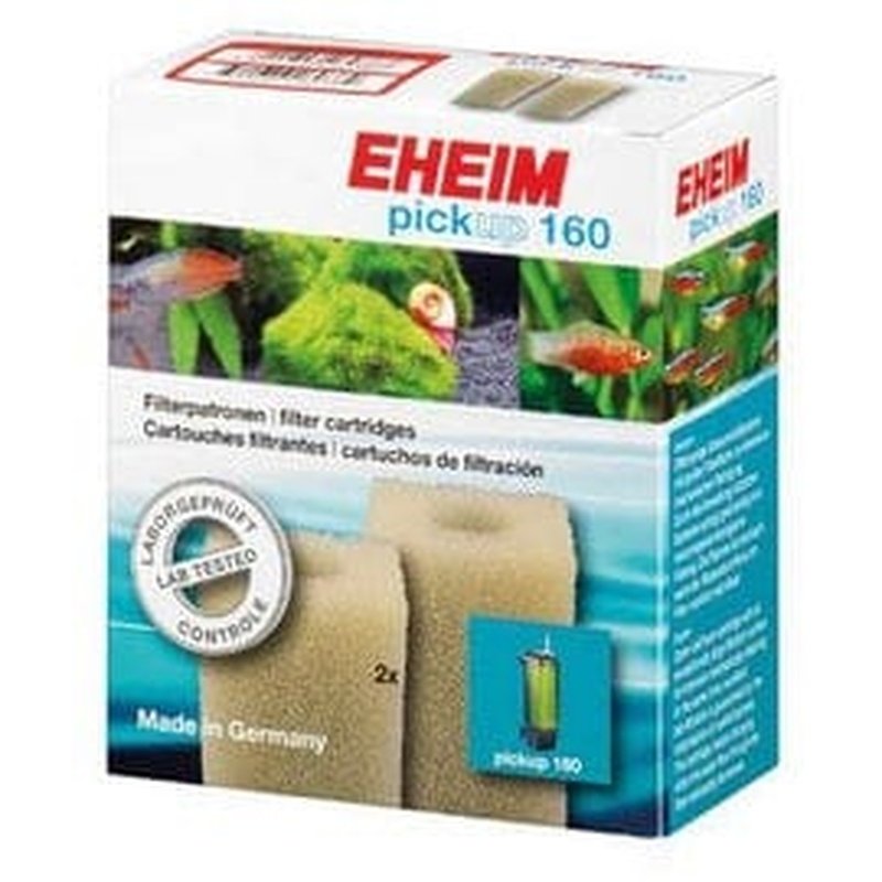 Eheim Pick Up 160 Foam Cartridge 2 Pack - Replacement Filter Media for Aquarium Canister Filters | Perfect for Freshwater & Saltwater Fish Tanks