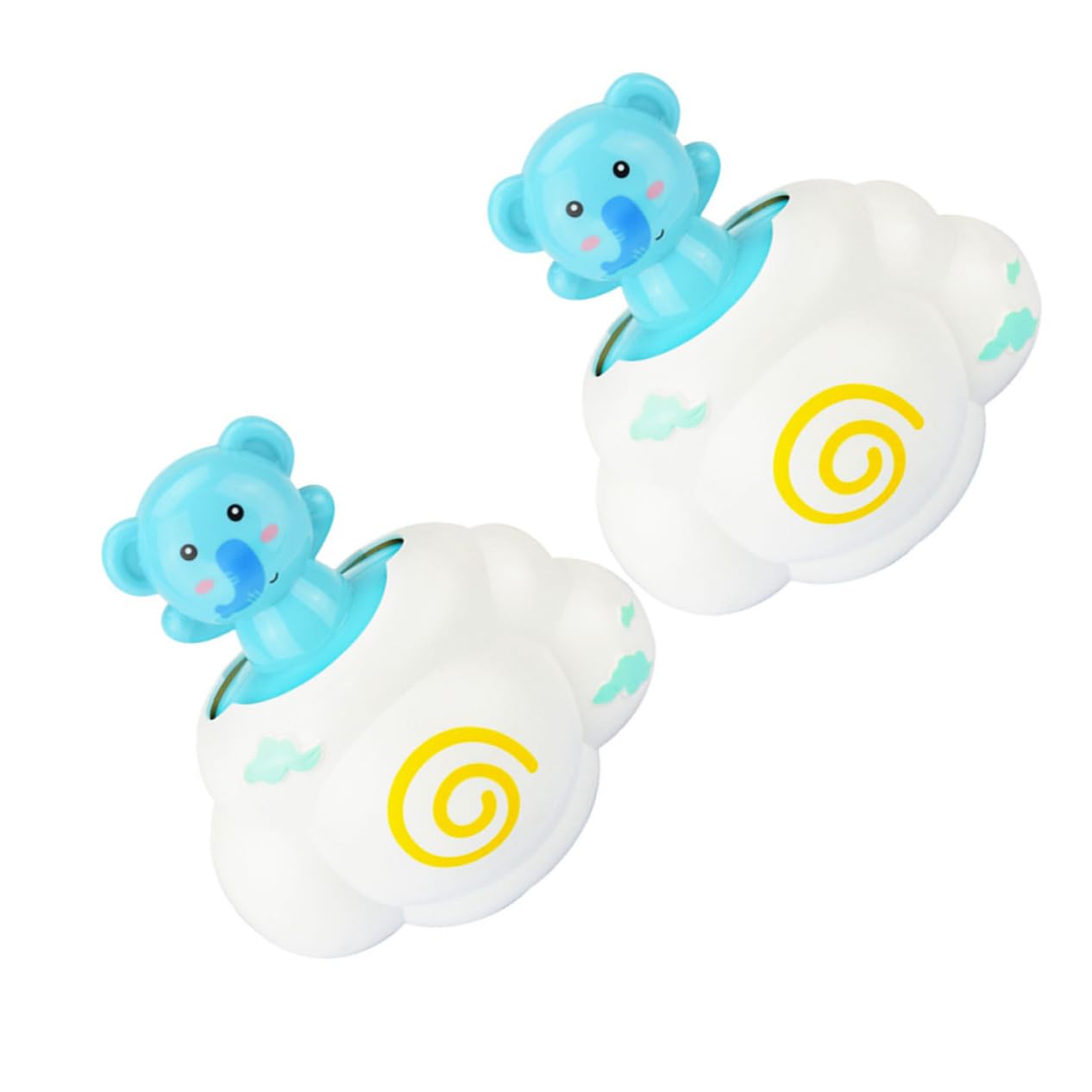 UPKOCH 6-Piece Water Spray Cloud Bath Toys Set - Fun Bathtub Toys for Kids with Squirt Function, Blue Color - Perfect for Toddler Bath Time, Pool Parties & Sensory Play