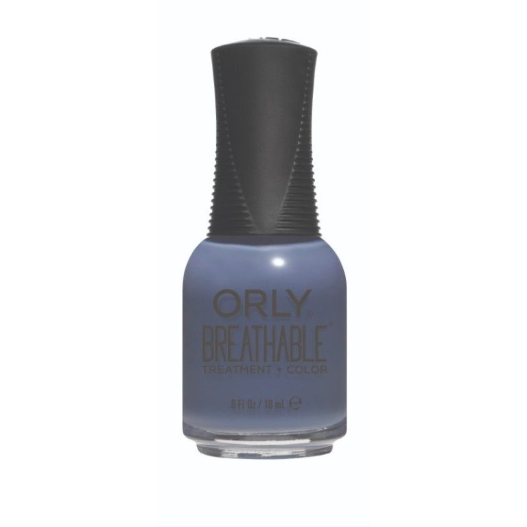 ORLY BREATHABLE Nail Polish - De Stressed Denim 18ml | Vegan, Long-Lasting & Chip-Resistant | Perfect for Manicures, Pedicures & Nail Art