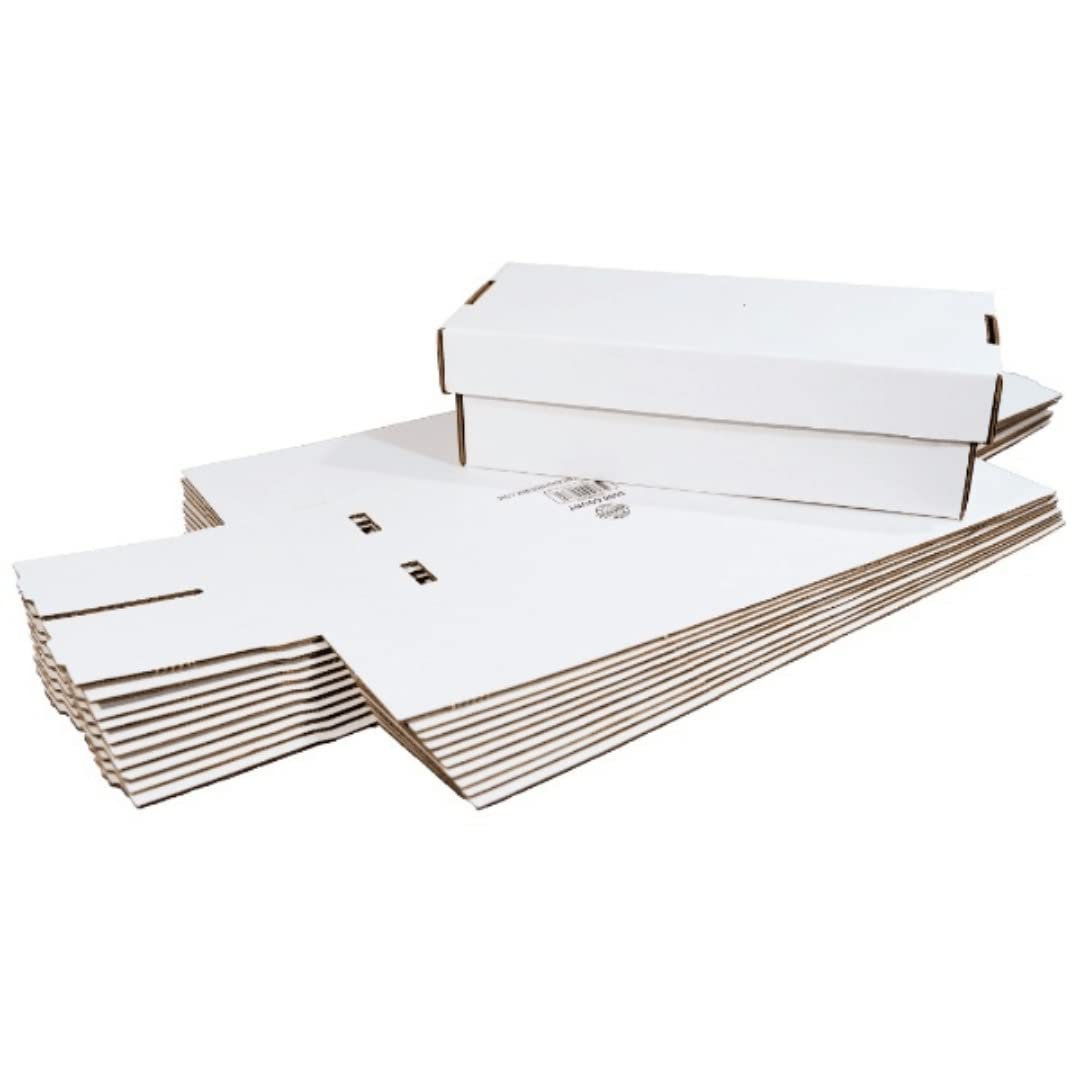20-Pack 1600-Count Trading Card Storage Box for Shoes - Durable Card Organizer by Woodhaven Trading Firm - Perfect for Collectors, Gamers & Sports Card Storage