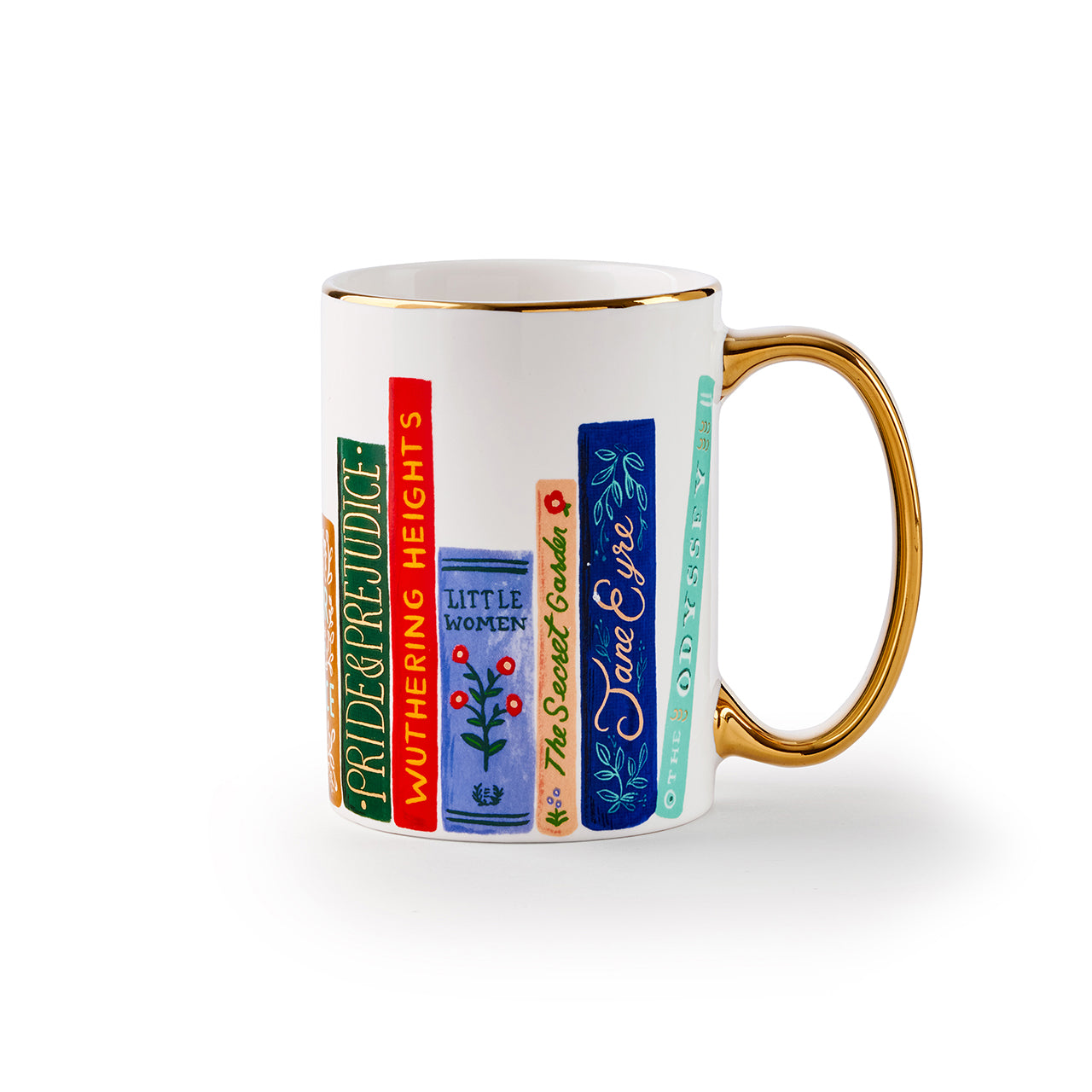 Rifle Paper Co Porcelain Mug - Floral Design Coffee Cup for Home, Office & Gifts - Perfect for Tea, Coffee & Hot Beverages
