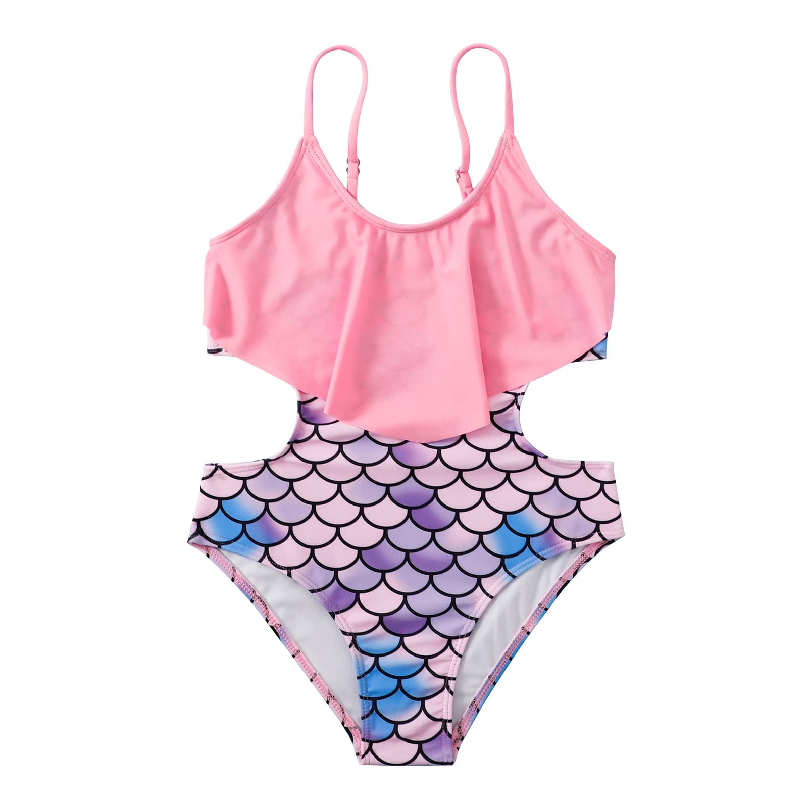 YOUNGC Plus Size Girls Swimsuits 18-20 | Kids Swimwear Outfits | Hollow Bikini for Toddlers | Summer Swim Suit 4T | Perfect for Beach, Pool & Water Play