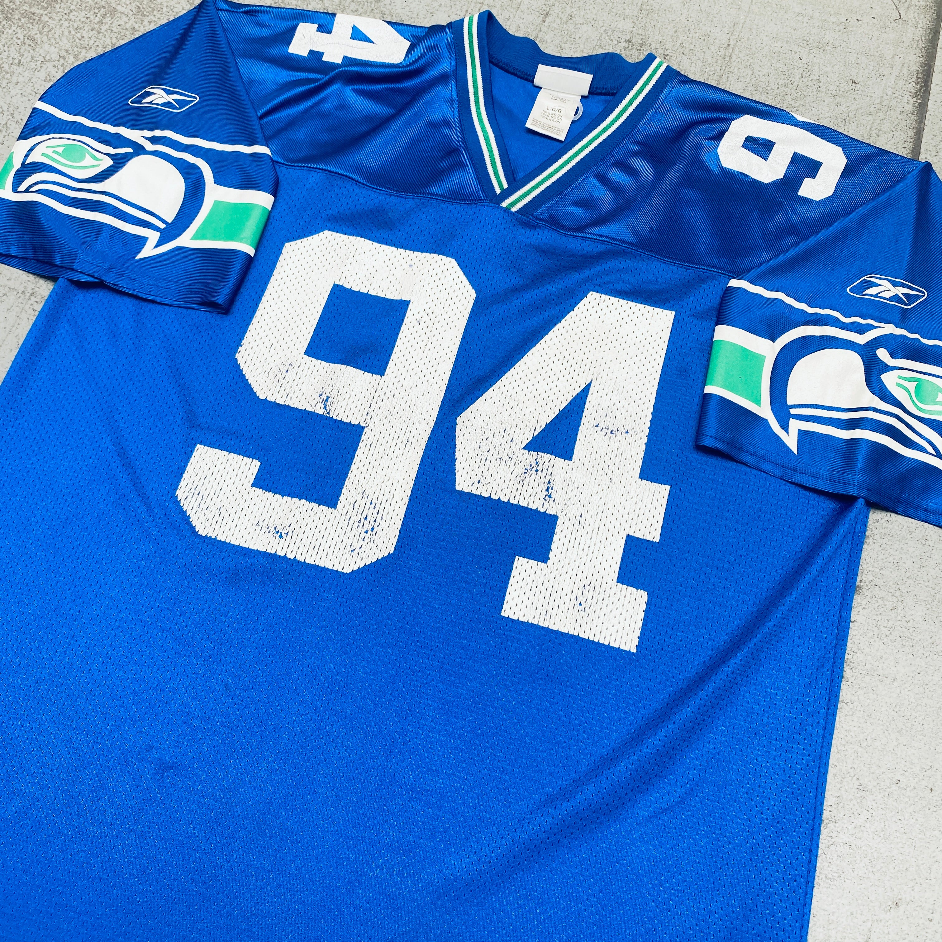 Seattle Seahawks Chad Brown 2002-2003 Large Jersey - Authentic NFL Football Jersey for Fans, Collectors & Game Day Outfits
