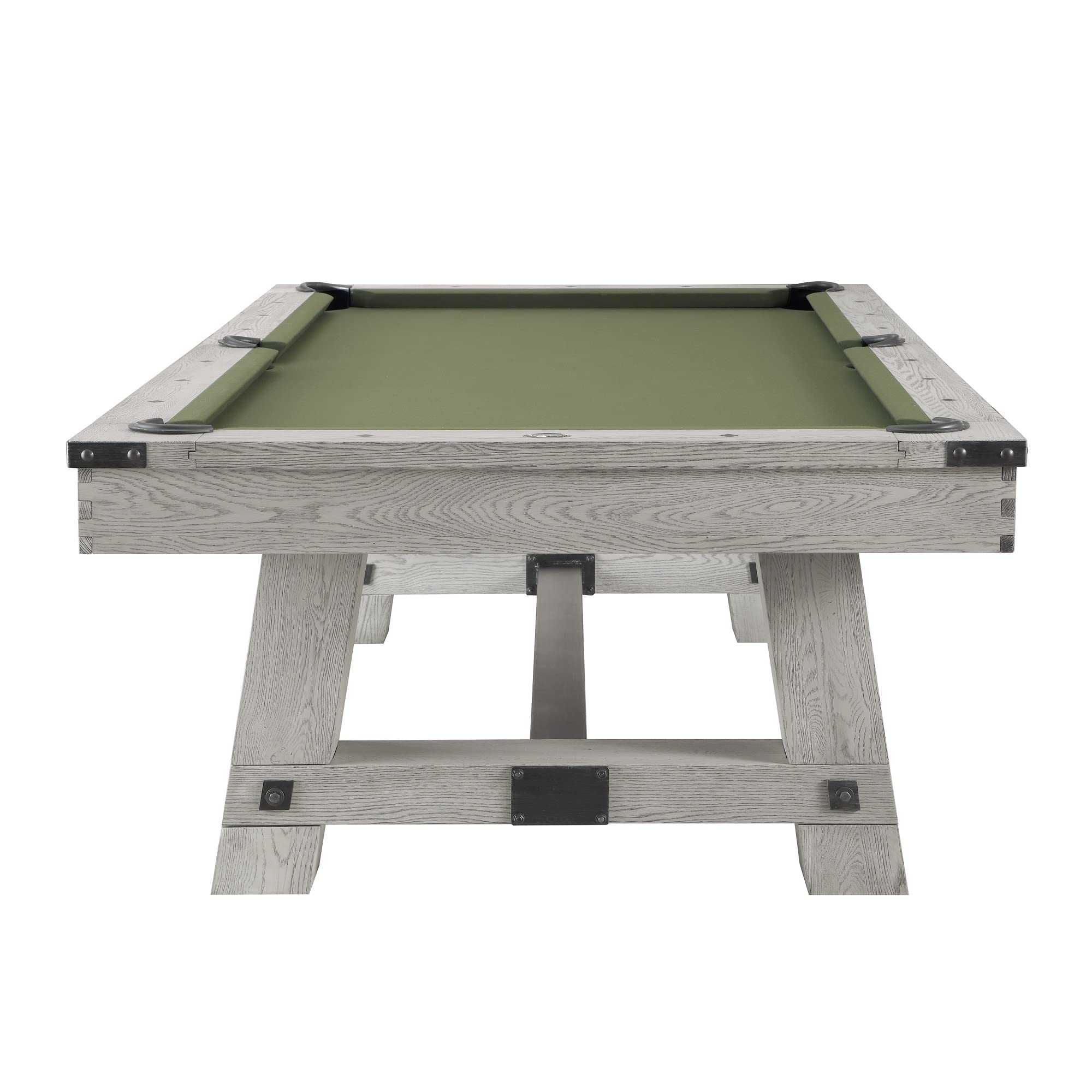 Playcraft Yukon River Slate Pool Table - 7ft & 8ft Billiard Table with Premium Hardwood Frame & 3-Piece Slate Bed - 25 Felt Color Options - Perfect for Game Rooms, Home Bars, Offices & Man Caves - Professional Tournament Style Pool Table for Family Entertainment & Competitive Play