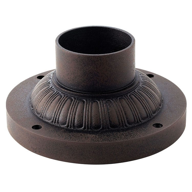 7 Inch Aluminum Decorative Pier Mount Base - Outdoor Light Fixture Post for Garden, Patio, Pathway & Driveway Lighting