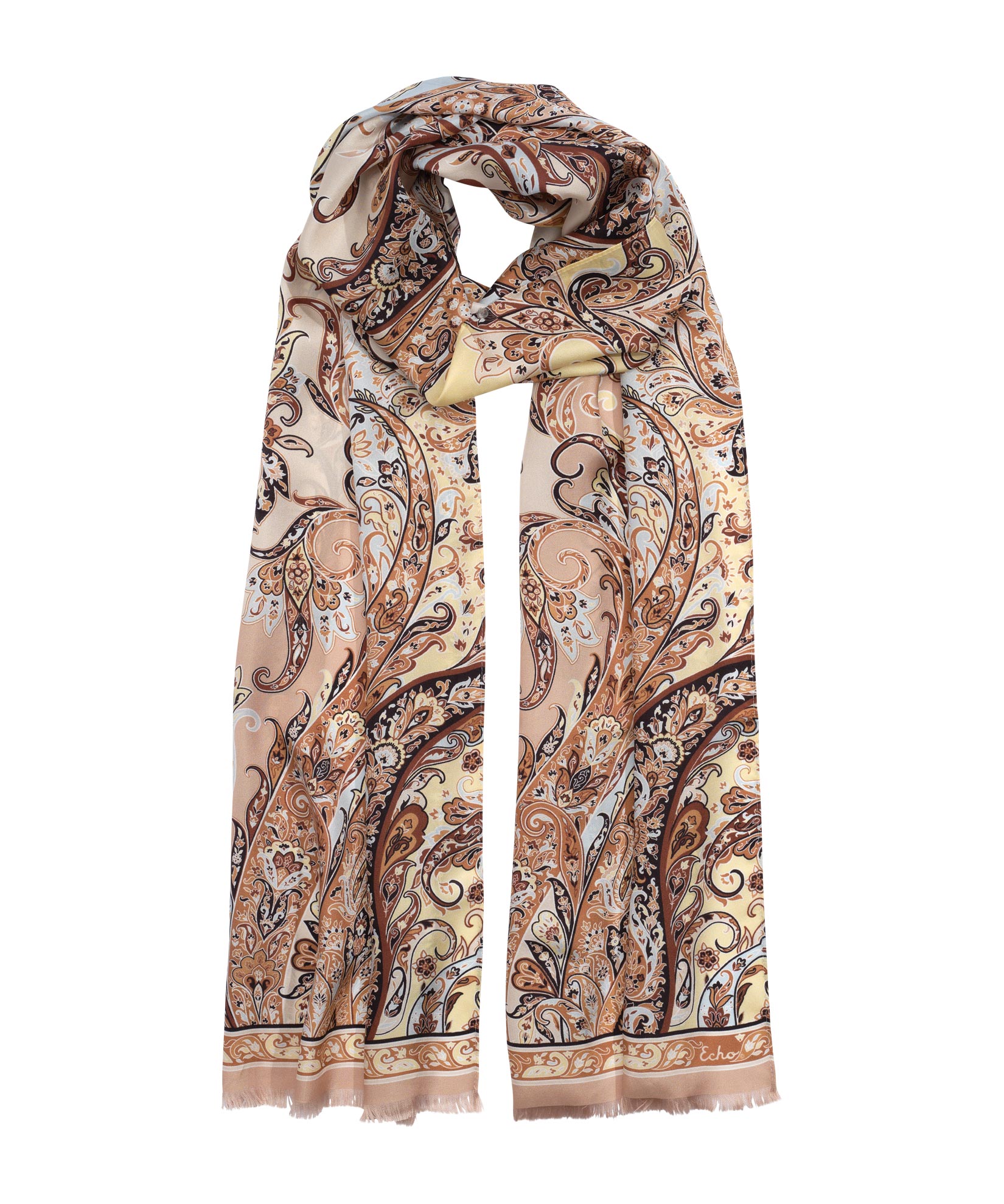 Stylish Manor Paisley Oblong Scarf for Women & Men - Soft Winter Fashion Accessory - Perfect for Cold Weather, Office, Travel & Gift Giving