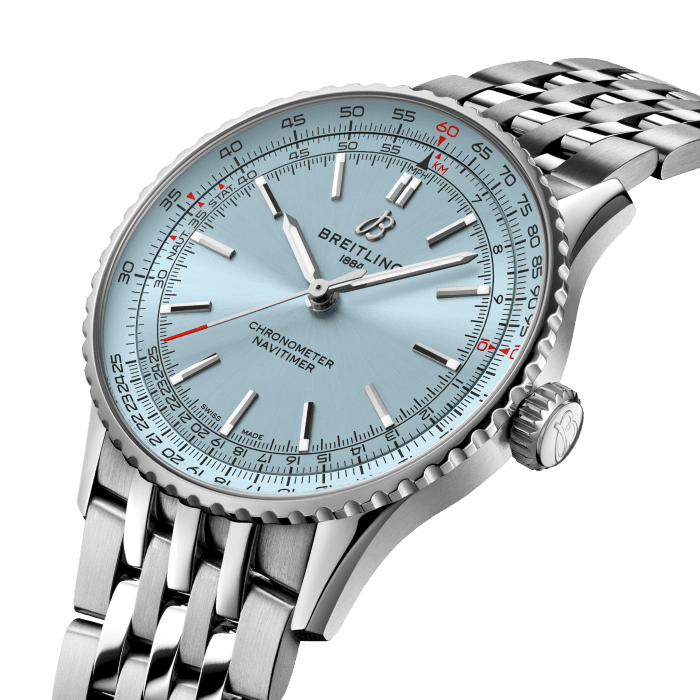 Breitling Navitimer Automatic 41mm Stainless Steel Men's Luxury Chronograph Watch for Aviation & Business Professionals