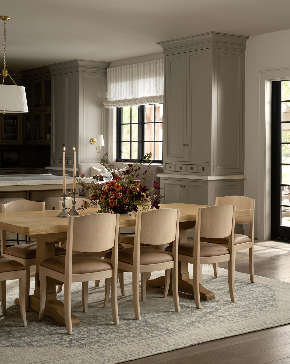 Modern Shepherd Dining Chair - Solid Wood Farmhouse Style Kitchen Chair for Home & Restaurant - Perfect for Farmhouse, Rustic, and Country Style Dining Rooms