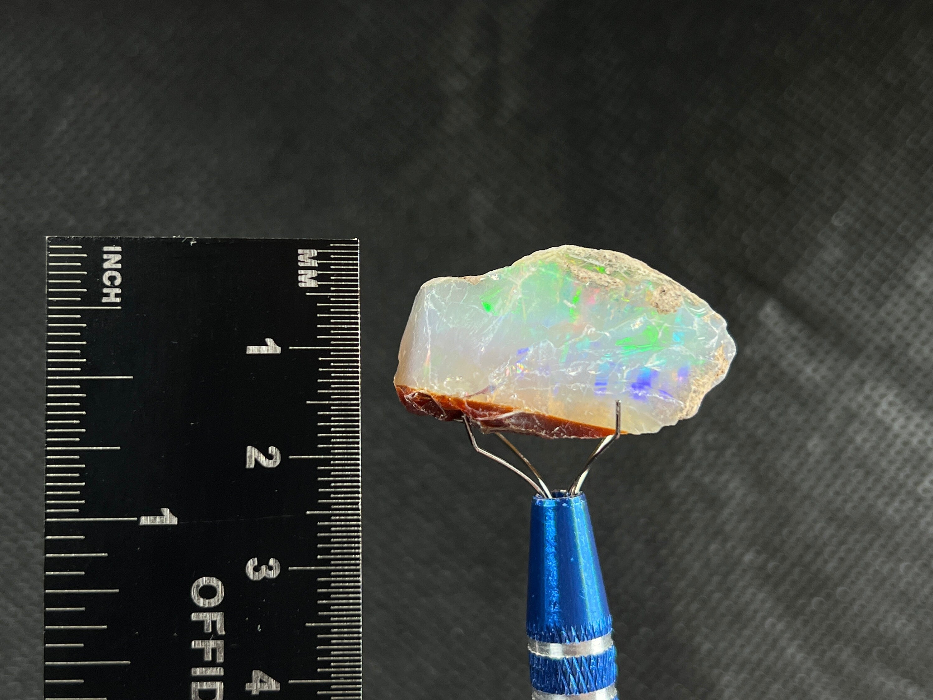 Premium 4A+ Welo Opal Raw Crystal - Natural Cutting Grade Opal Gemstone, October Birthstone (50650) for Jewelry Making, Healing Crystals & Mineral Collection