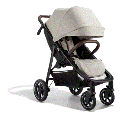 Baby Jogger City Mini Air Lightweight Stroller - Frosted Ivory | Compact Foldable Travel Stroller for Infants & Toddlers | Perfect for City Walks, Shopping & Air Travel