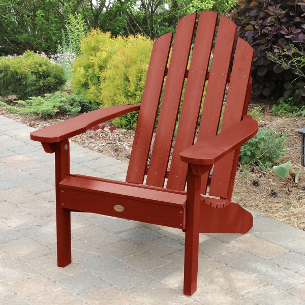Classic Outdoor Westport Adirondack Chair - Durable All-Weather Patio Furniture for Backyard, Poolside & Garden Relaxation
