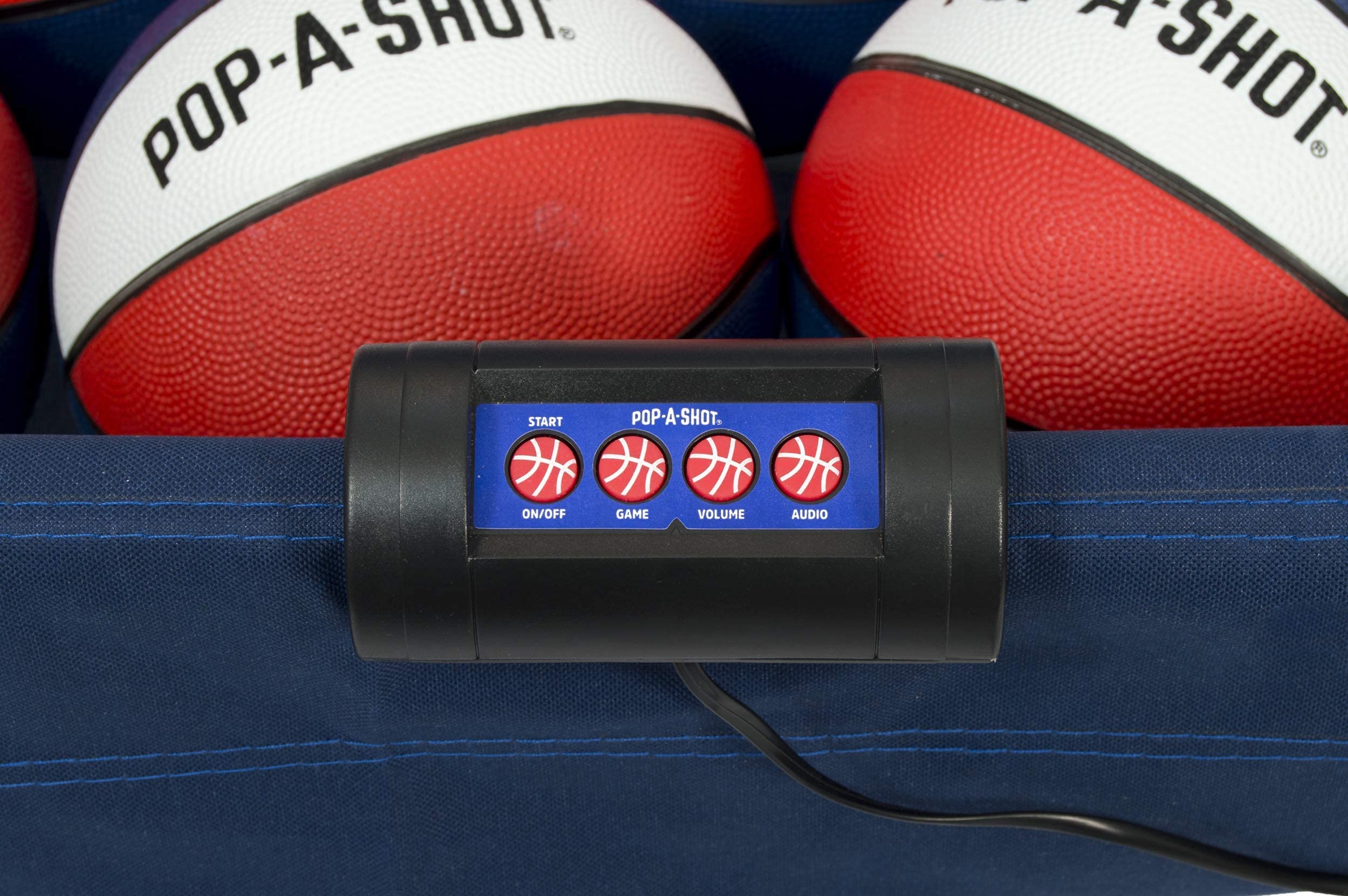 Pop-A-Shot Home Single Shot Arcade Basketball Game - Infrared Sensor Scoring, 6 Game Modes, 4 Balls & Foldable Design for Indoor Sports Fun | Perfect for Family Game Nights, Kids Parties & Home Entertainment