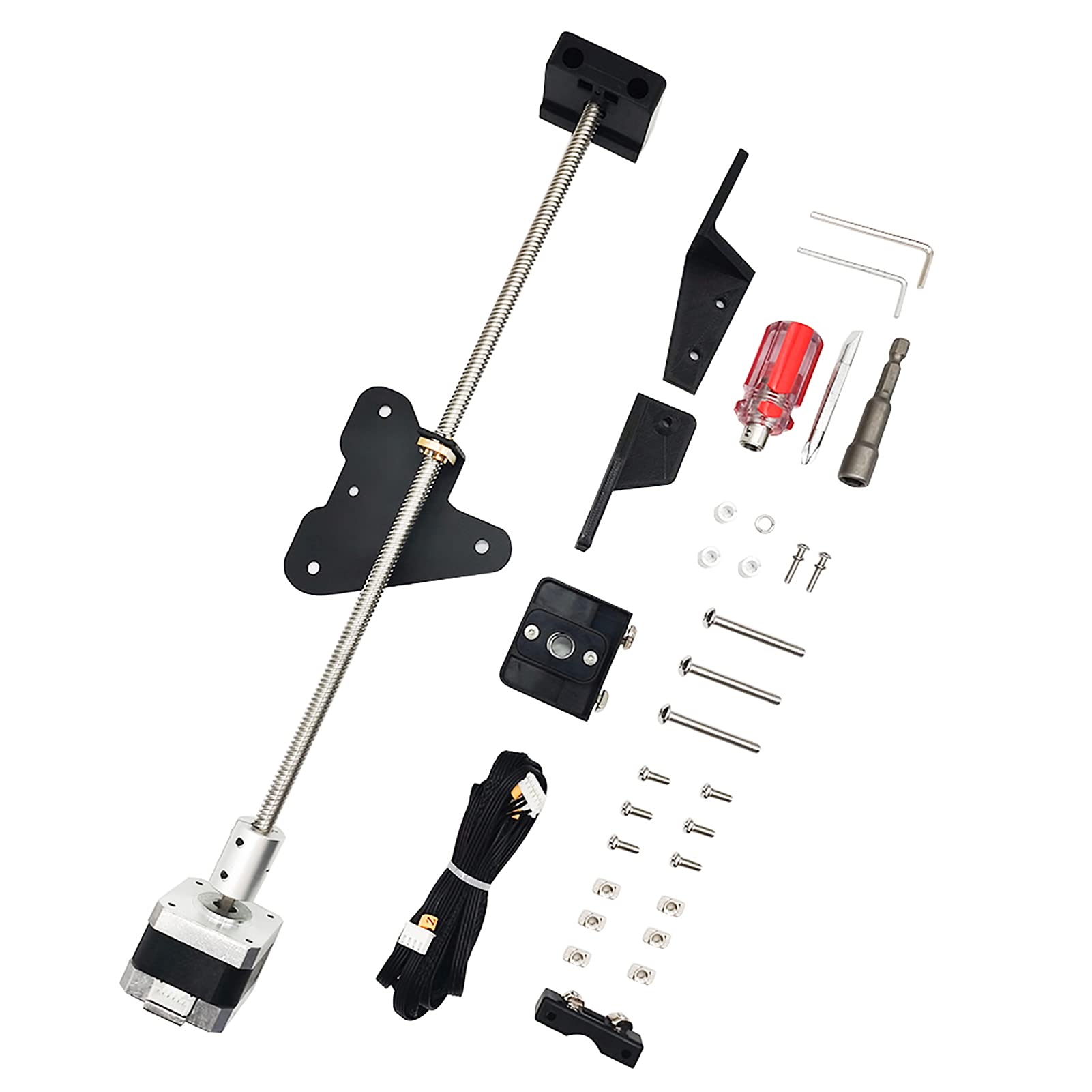 Dual Z-axis Lead Screw Upgrade Kit for Ender 3/3S/3 Pro - Improve 3D Printer Stability & Precision | Perfect for High-Quality Prints & Reduced Layer Shifting