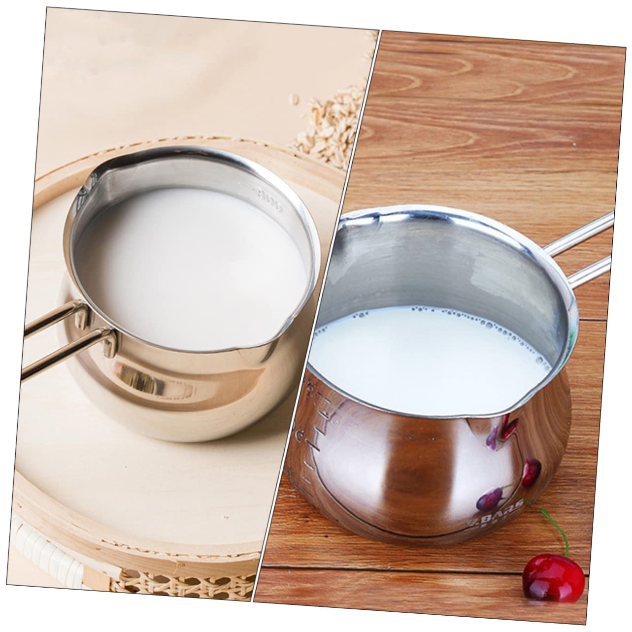 VOSAREA Electric Fondue Pot - Portable Chocolate Melter for Candy, Cheese, Butter & Caramel - Stainless Steel Dessert Maker - Perfect for Parties, Valentine's Day & Family Gatherings