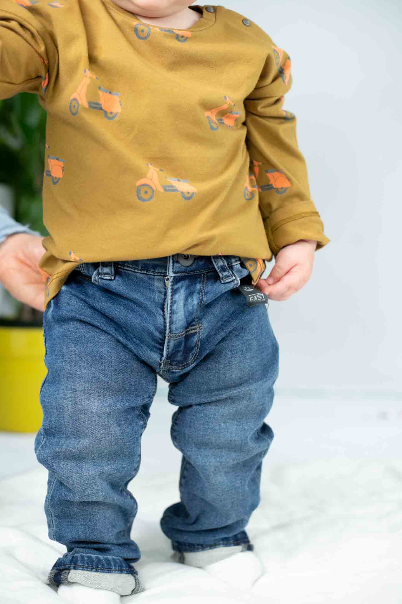 Dark Blue Denim Jeans for Boys - Comfortable & Durable Kids' Pants for School, Play & Everyday Wear