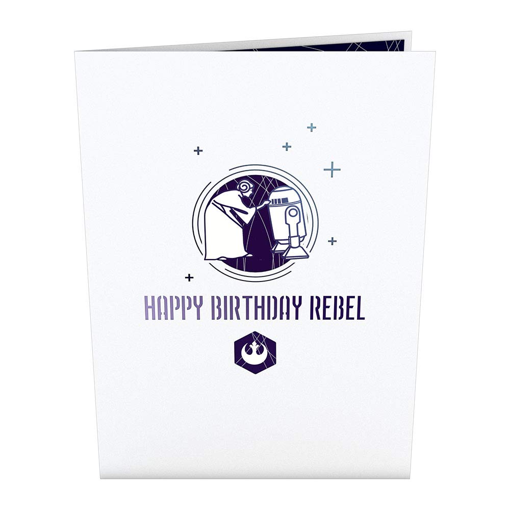 Lovepop Star Wars™ Princess Leia™ 3D Pop Up Greeting Card - Birthday Card, Gift for Star Wars Fans, Perfect for Birthdays, Anniversaries & Special Occasions