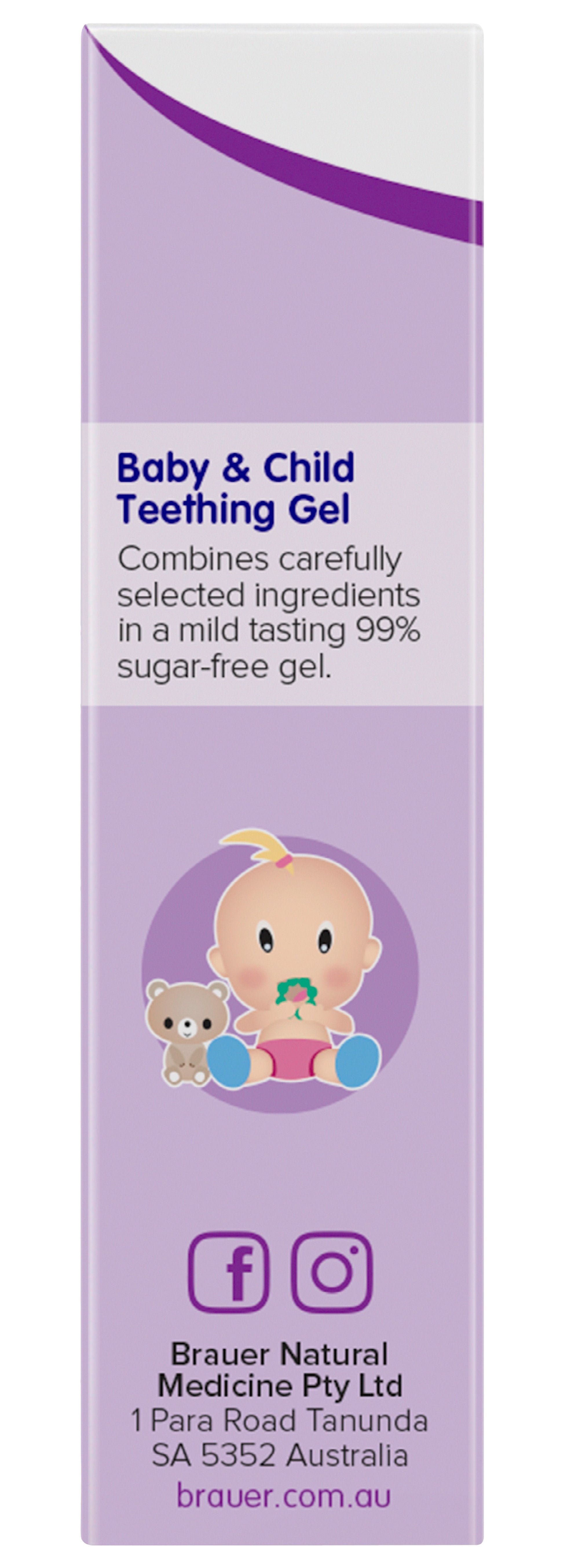 Brauer Baby & Child Teething Gel - Natural Pain Relief for Infants & Toddlers - Soothes Sore Gums - Safe & Effective - Perfect for Home & Travel Use