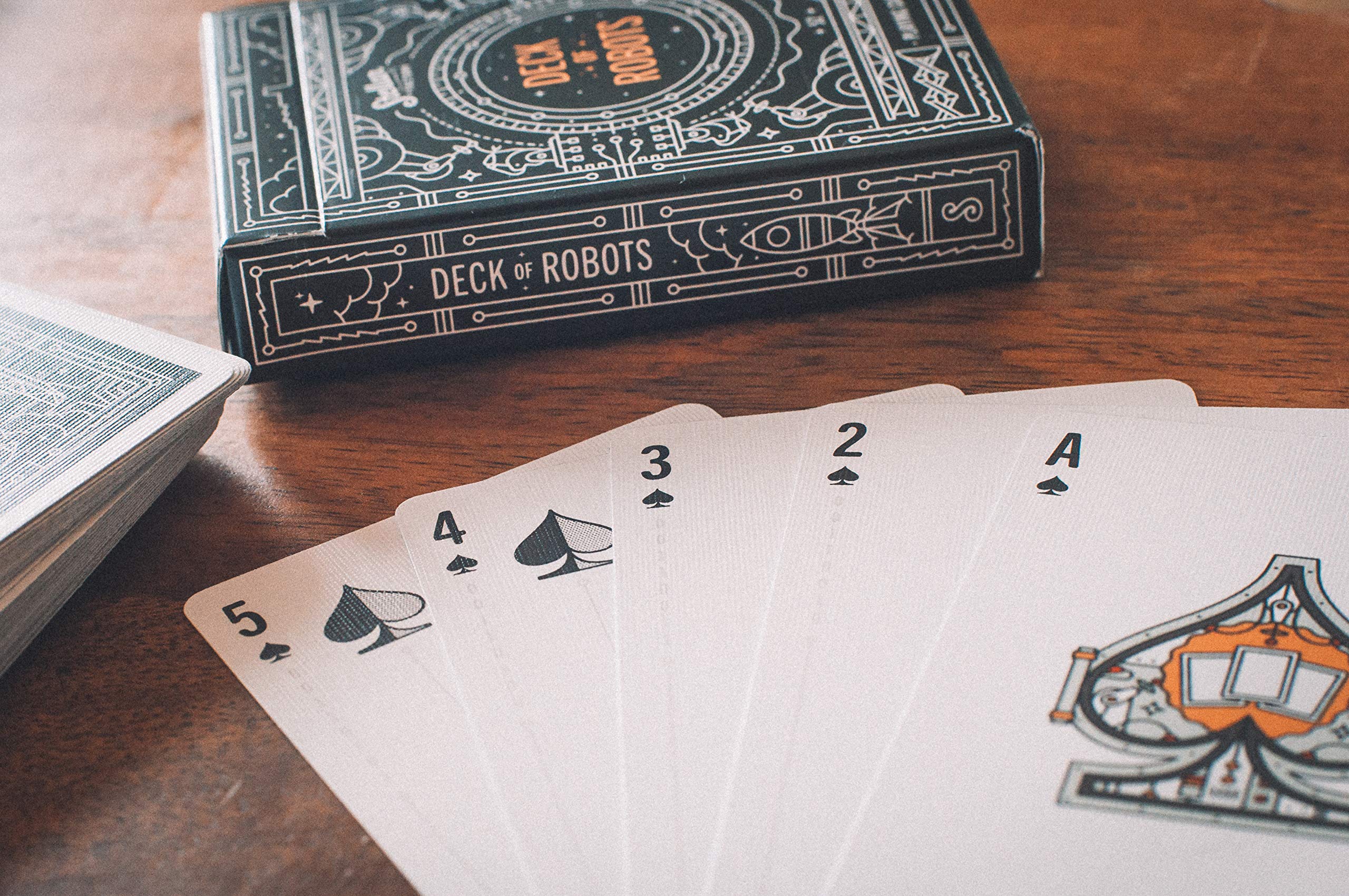 Stellar Factory Robot Playing Cards - Unique Deck Featuring Futuristic Robots | Perfect for Collectors, Card Games & Gifts