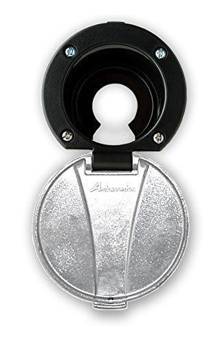 Ambassador Marine Stainless Steel & Plastic Recessed Cup with Screw-On Lid - Perfect for Boating, Camping & Outdoor Activities