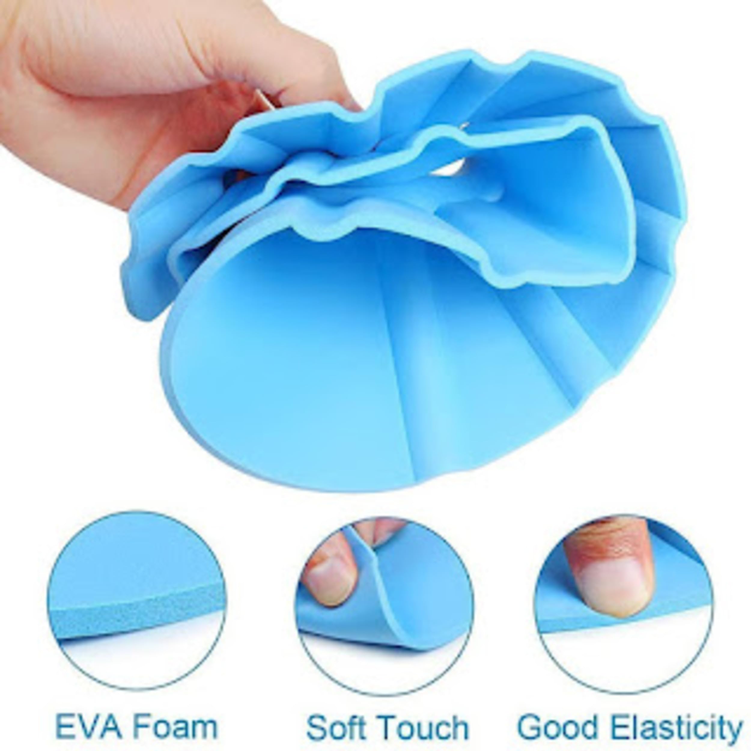 KARMBHUVI Baby Shower Cap - Newborn Bathing Hat with Hair, Eye & Ear Protection - Soft Washable Infant Bath Cap for Safe Shower Time - Perfect for Newborns, Infants and Toddlers During Bath Time & Hair Wash