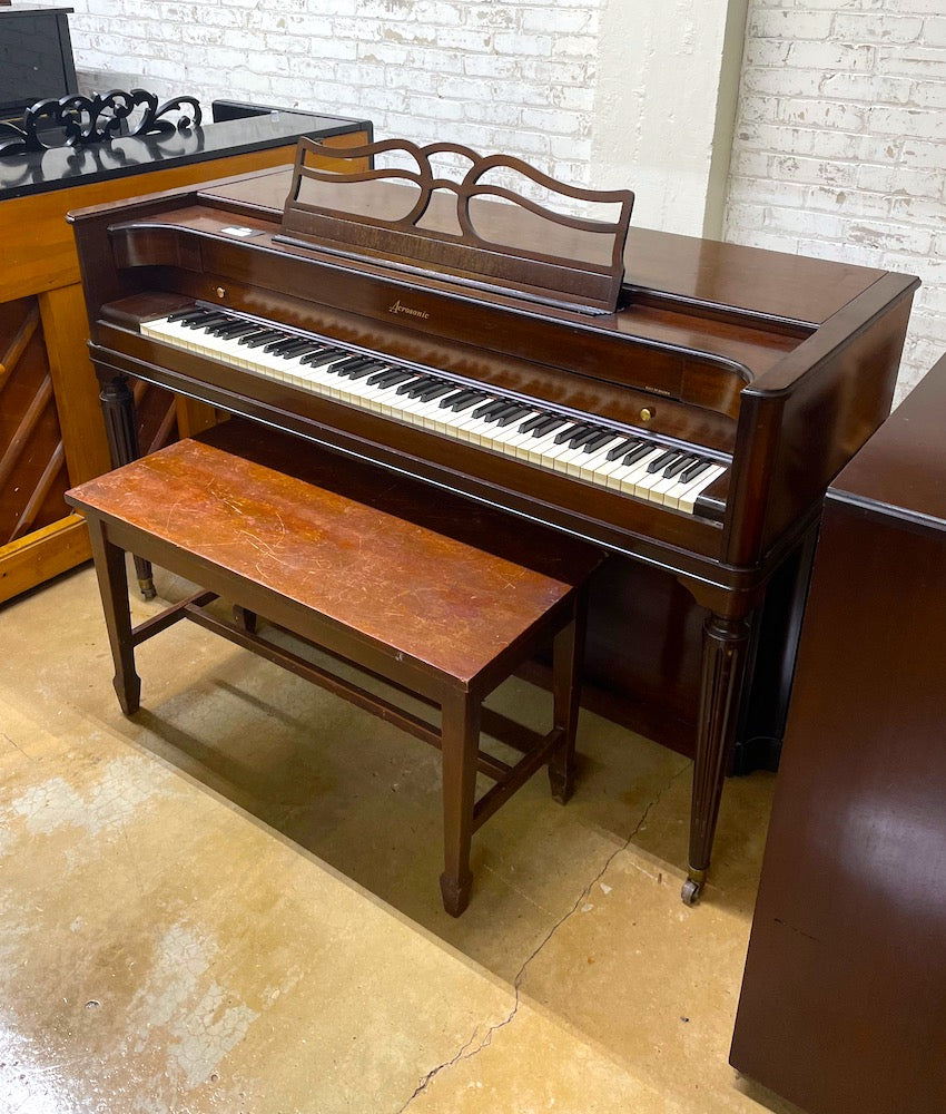 Acrosonic by Baldwin Upright Piano in Satin Mahogany Finish - Perfect for Home, Studio & Professional Use