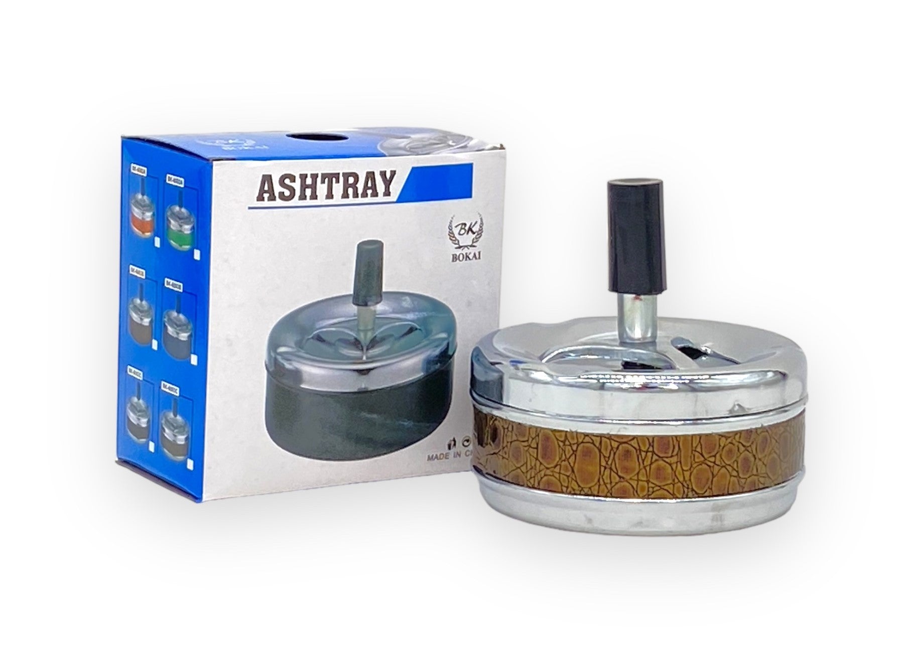 3.5x4 Inch Round Glass Ashtray - Premium Smoking Accessory for Cigars, Cigarettes & Home Decor