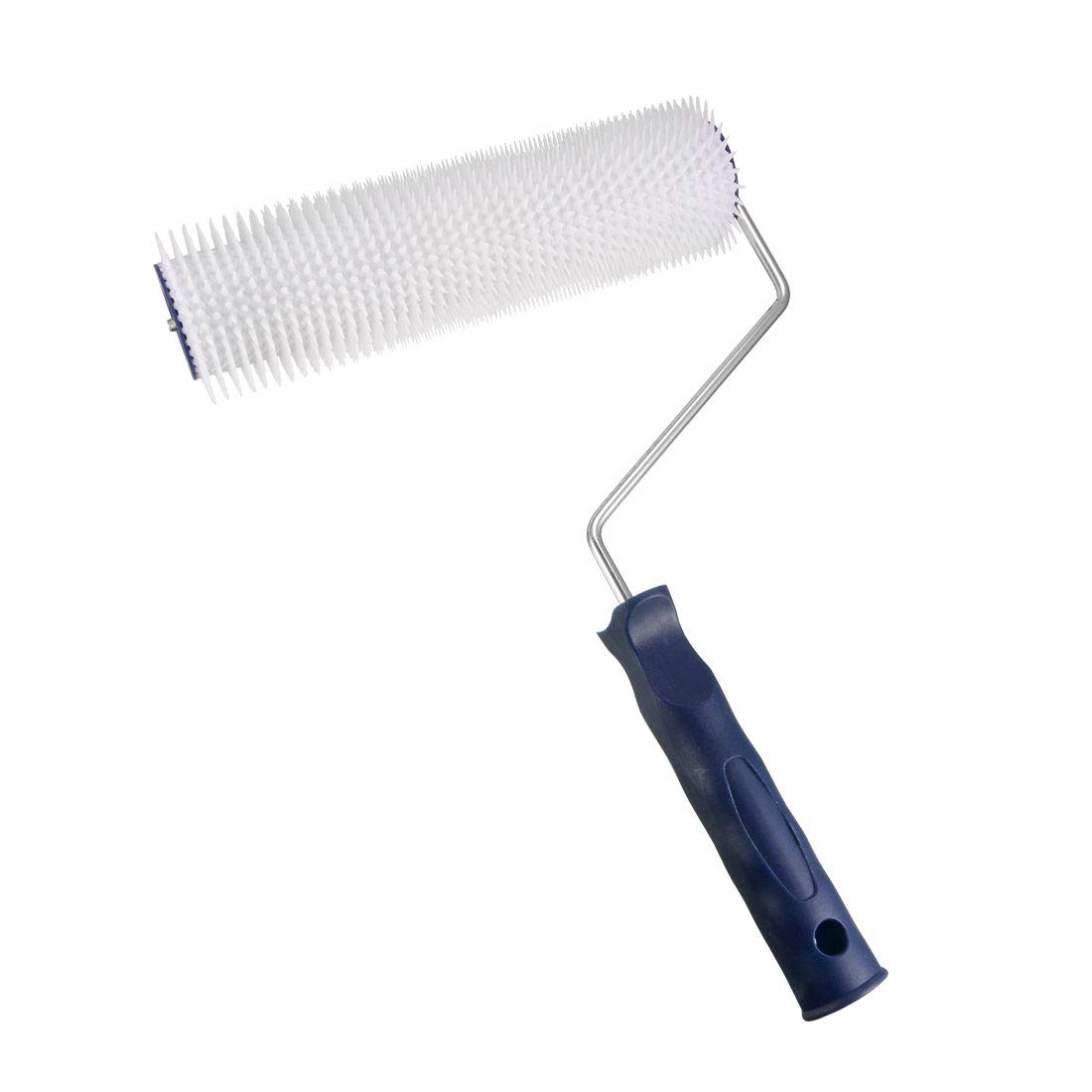 uxcell 22cm Latex Floor Self-Leveling Screed Spiked Roller with 11mm Teeth Height - Perfect for Concrete Leveling, Floor Smoothing & DIY Home Renovation Projects