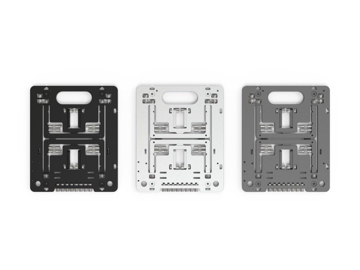 Streacom BC1 V2 Mini Benchtables - Compact Workstation for PC Building & Repair (Silver/Black/Titanium) | Ideal for Electronics Hobbyists & DIY Enthusiasts