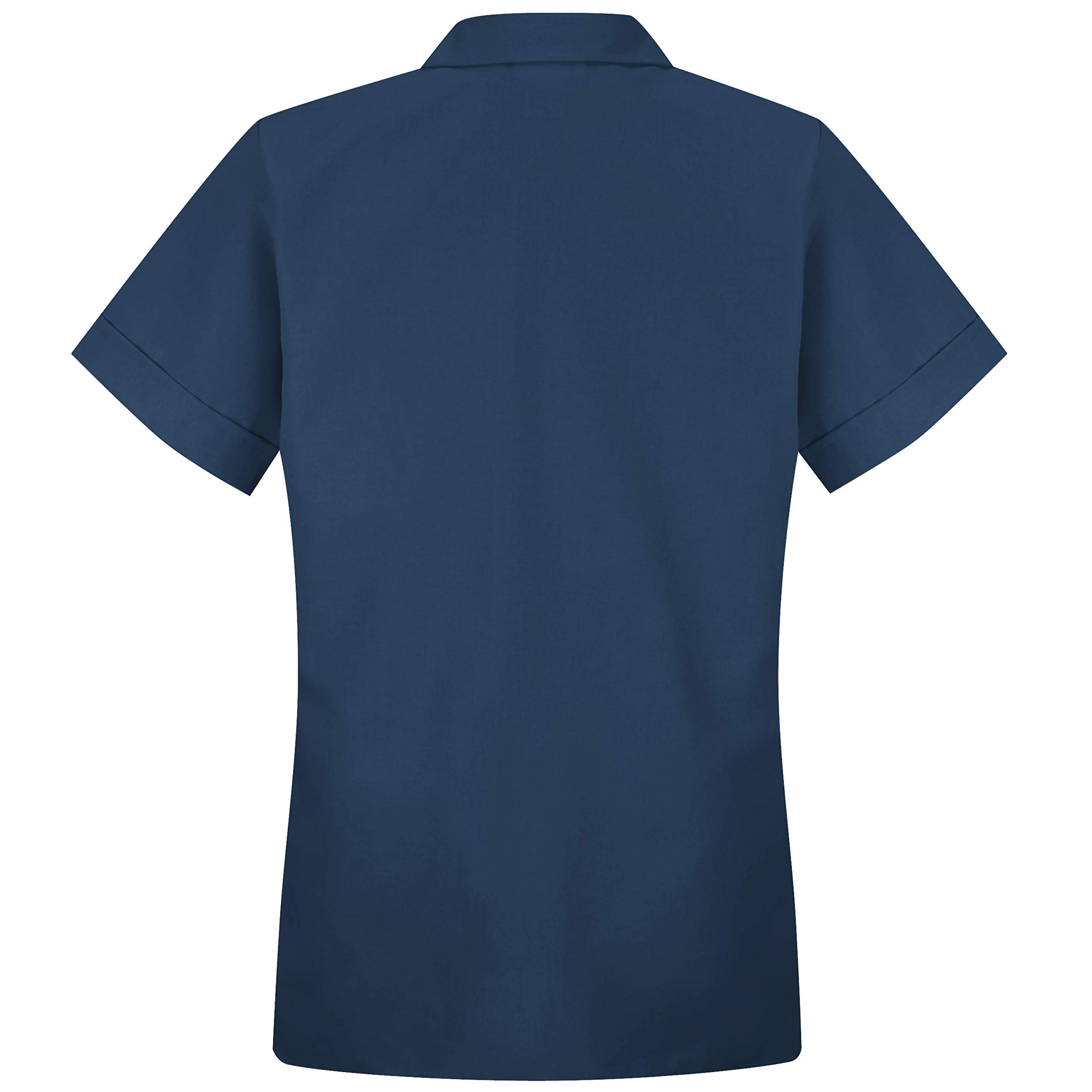Red Kap Women's Button Front Tunic Shirt - Comfortable Workwear Top for Nurses, Chefs & Professionals | Office, Healthcare & Hospitality Uniform