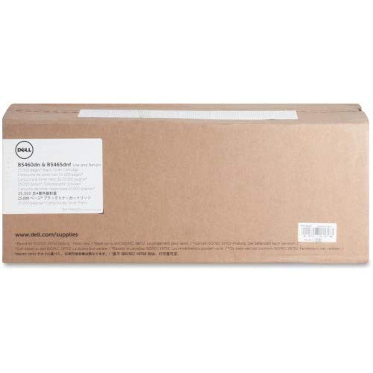 Original Dell X5GDJ Black Toner Cartridge for B5460dn/B5465dnf Laser Printers - High-Quality OEM Replacement | Perfect for Office & Home Printing Needs