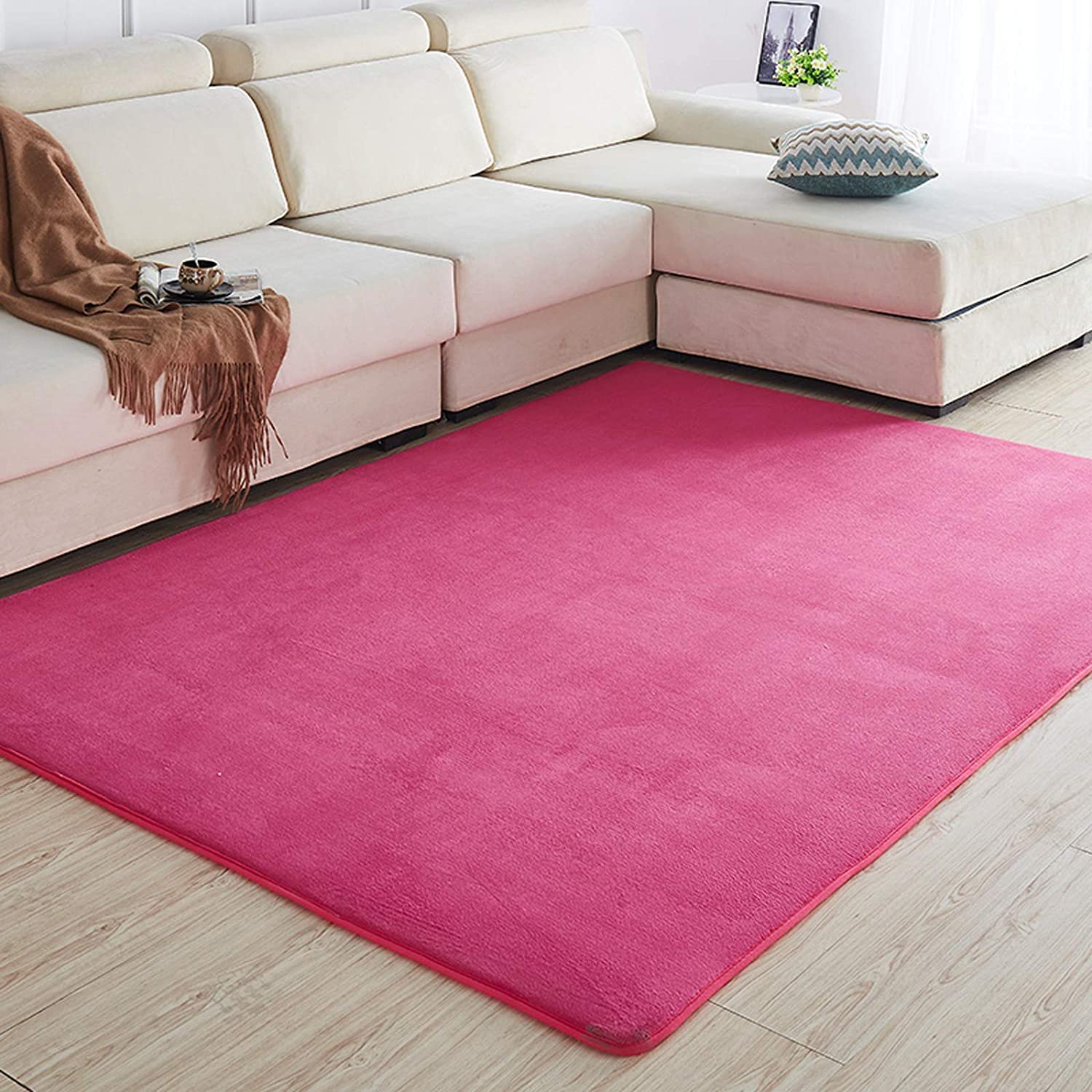 Premium Non-Slip Drum & Piano Rug - 1.6x1.2m Rose Red Soundproof Mat for Electronic Drums, Shock Absorption Floor Carpet | Perfect for Home Studios, Music Practice Rooms & Stage Performances