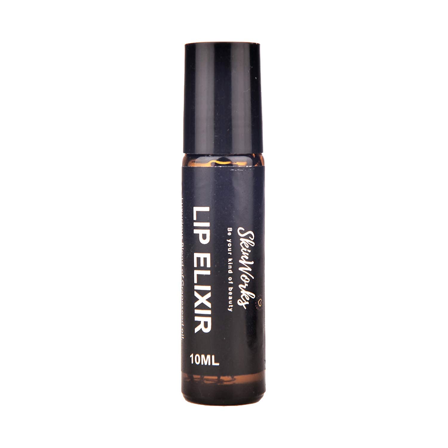 Skinworks Lip Elixir Oil - Natural Plumping Lip Treatment for Hydration & Shine, Non-Sticky Formula for Dry & Chapped Lips (10ml) | Perfect for Daily Moisture & Nighttime Lip Care