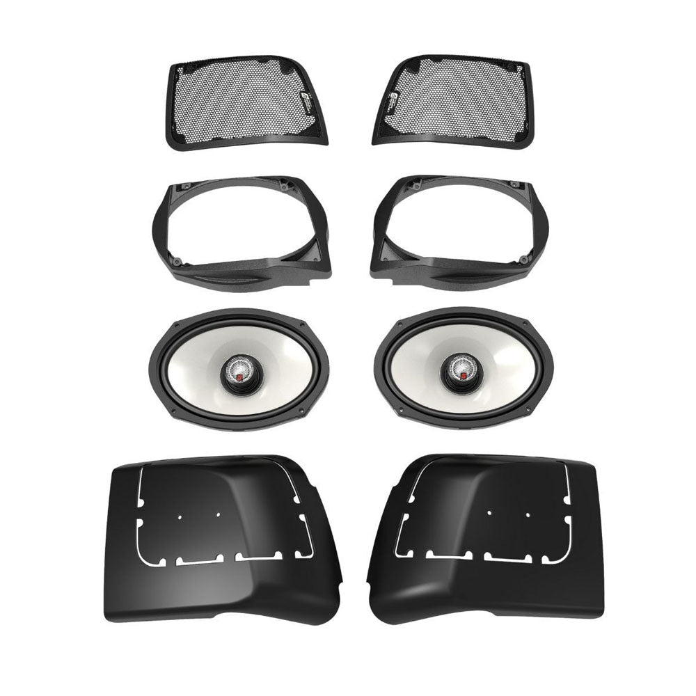 Cerwin Vega RPMSM694LK Speaker Cut-in Kit with SM69F4 for 2014+ Harley Davidson Touring Bagger - Premium Audio Upgrade for Motorcycle Riders & Road Trips