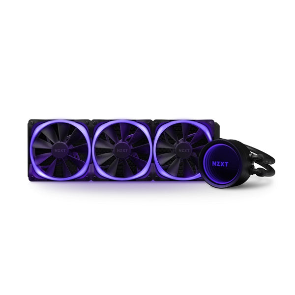 Kraken X73 RGB 360mm AIO Liquid CPU Cooler with Aer RGB Fans - High Performance Cooling for Gaming PCs and Workstations