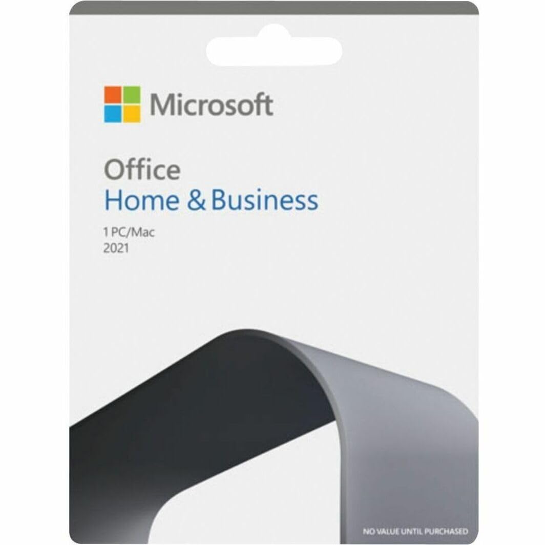 Microsoft Office 2021 Home & Business for PC & Mac | Lifetime License | Word, Excel, PowerPoint, Outlook | Perfect for Home Offices, Small Businesses & Students