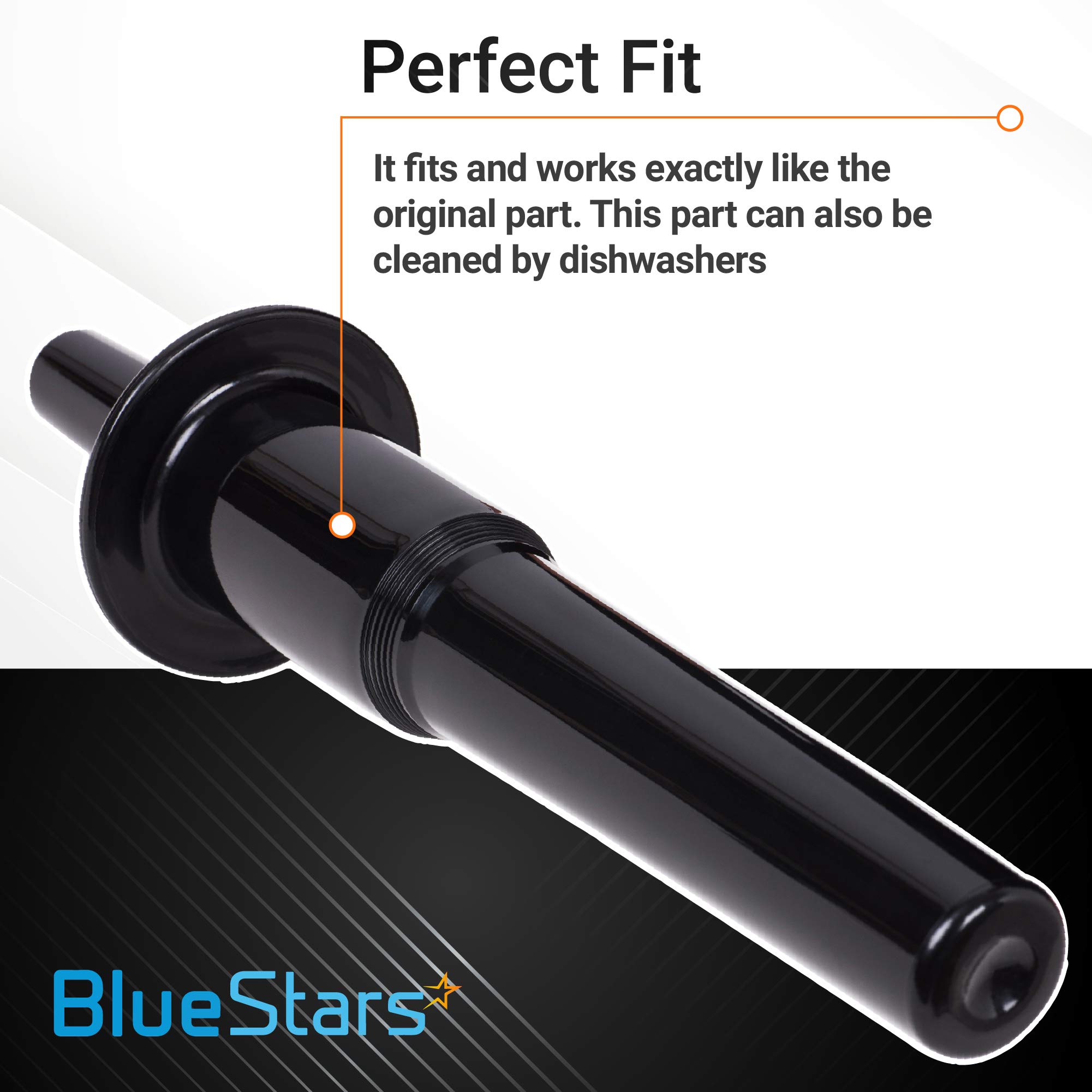 BlueStars 2-Pack Heavy Duty Blender Tamper Tool - Compatible with Vitamix 5200, 7500 & Standard 64 oz Containers - Perfect for Smoothies, Nut Butters & Food Prep
