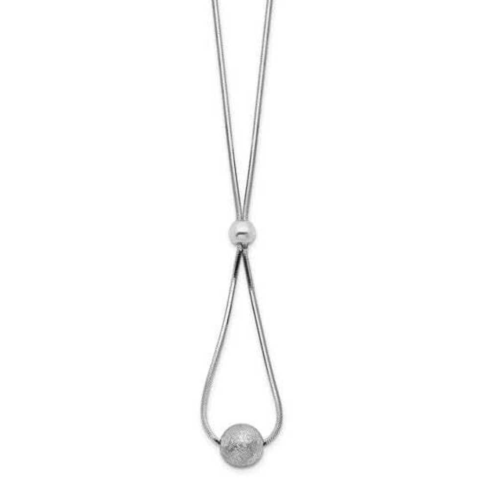 925 Sterling Silver Polish Laser Cut Bead Necklace for Women - Elegant Layered Jewelry Gift for Birthday, Anniversary & Special Occasions