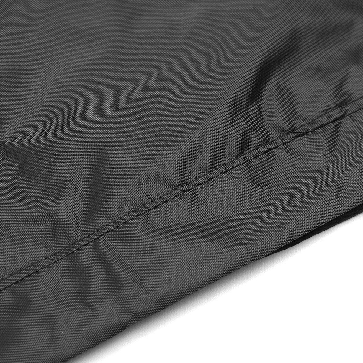 L-Shaped Sofa Cover & Rectangular Table Cover Set - Waterproof Sunproof Dustproof Outdoor Furniture Protector for Patio, Deck, Garden (2-Piece Set, Black) - Perfect for Outdoor Entertaining and All-Weather Protection