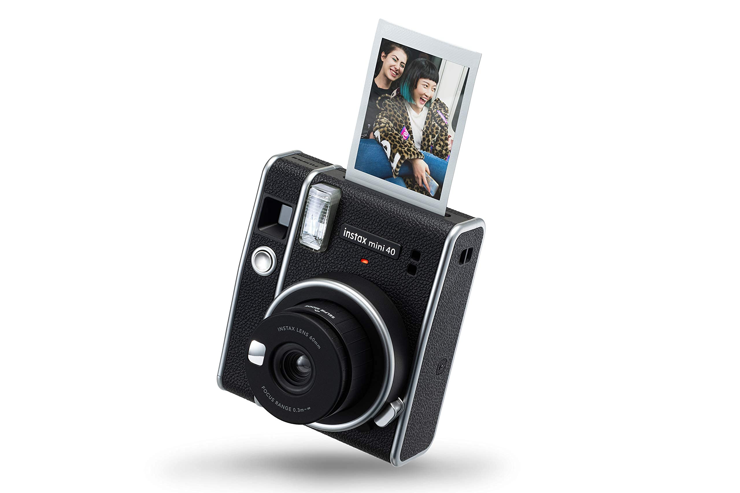 Instax Mini 40 Instant Camera Bundle with Official Case & 10-Pack Mini Film (Contact Sheet Border) - Perfect for Travel, Parties & DIY Scrapbooking