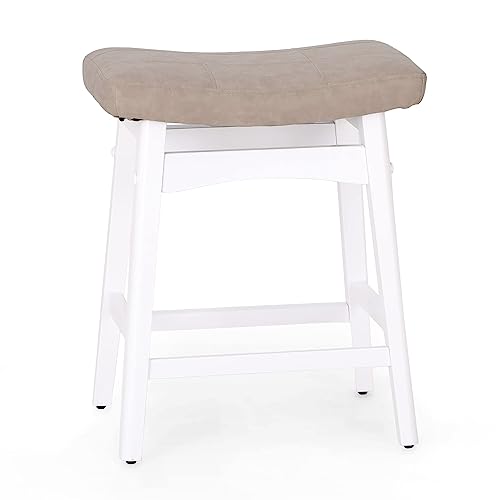 Beige Cushion + White Legs