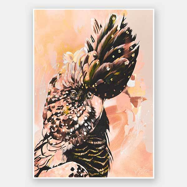 Vibrant Dawn Peach Wall Art Print - Modern Home Decor for Living Room, Bedroom & Office