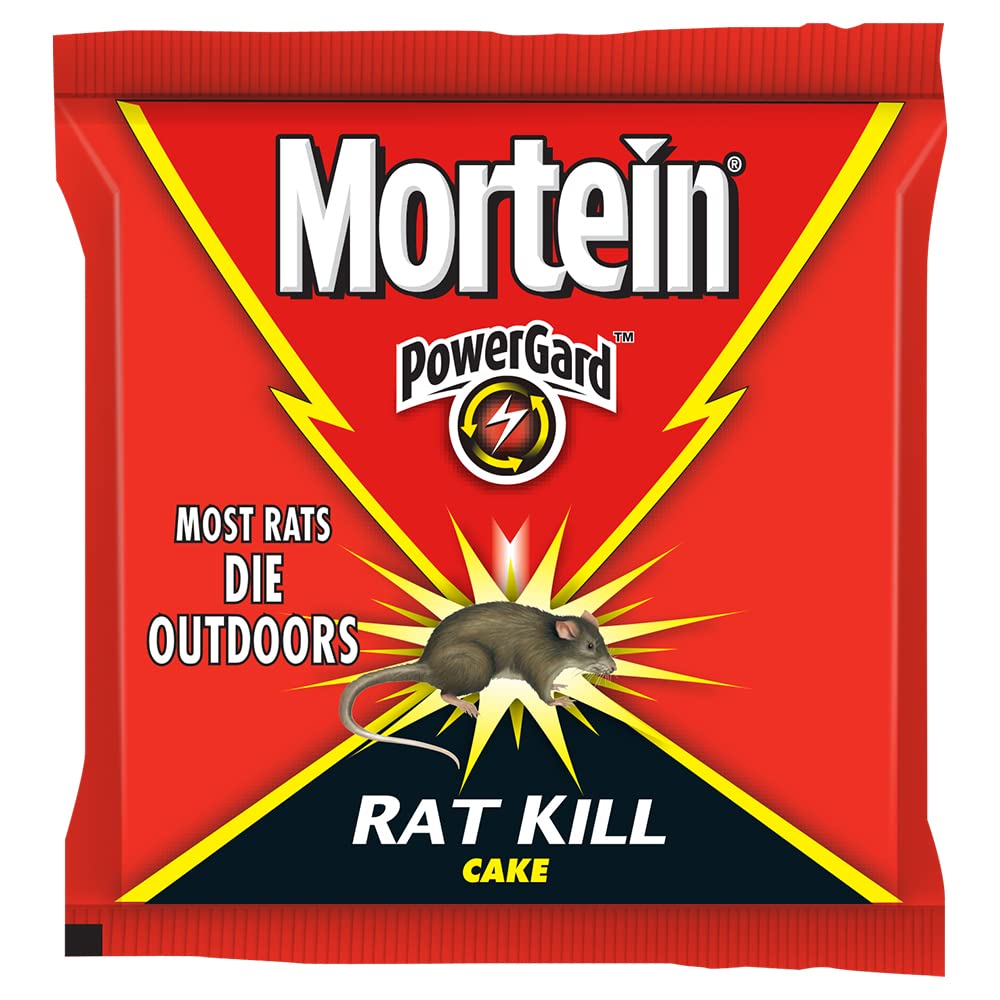 Mortein Rat Kill Cake Sachet - 25g (Pack of 8) | Effective Rodent Bait for Home, Warehouse & Garden Pest Control