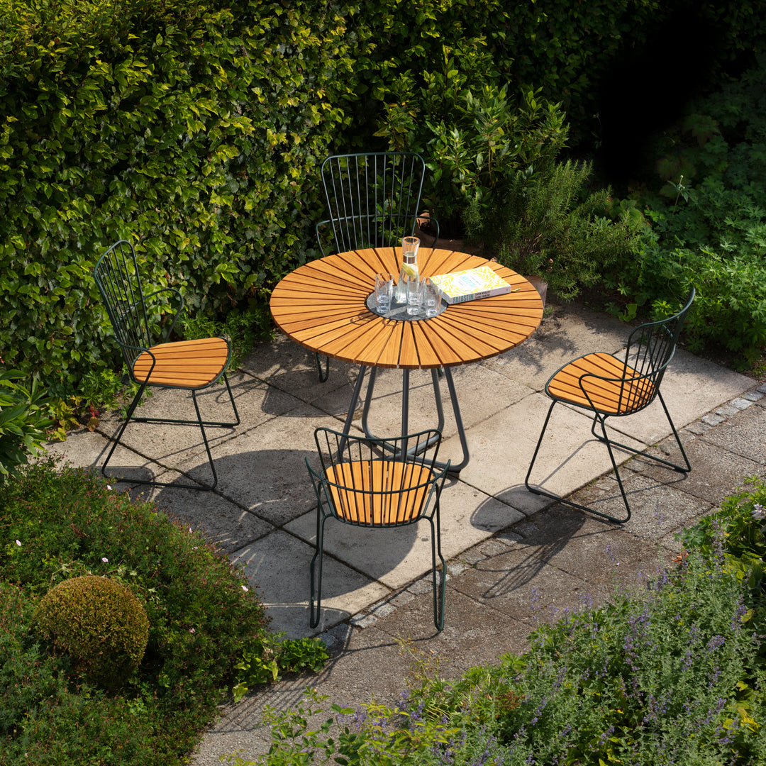 Premium Round Outdoor Patio Table - Durable Weather-Resistant Garden Dining Set for Backyard, Deck, Poolside & BBQ Gatherings