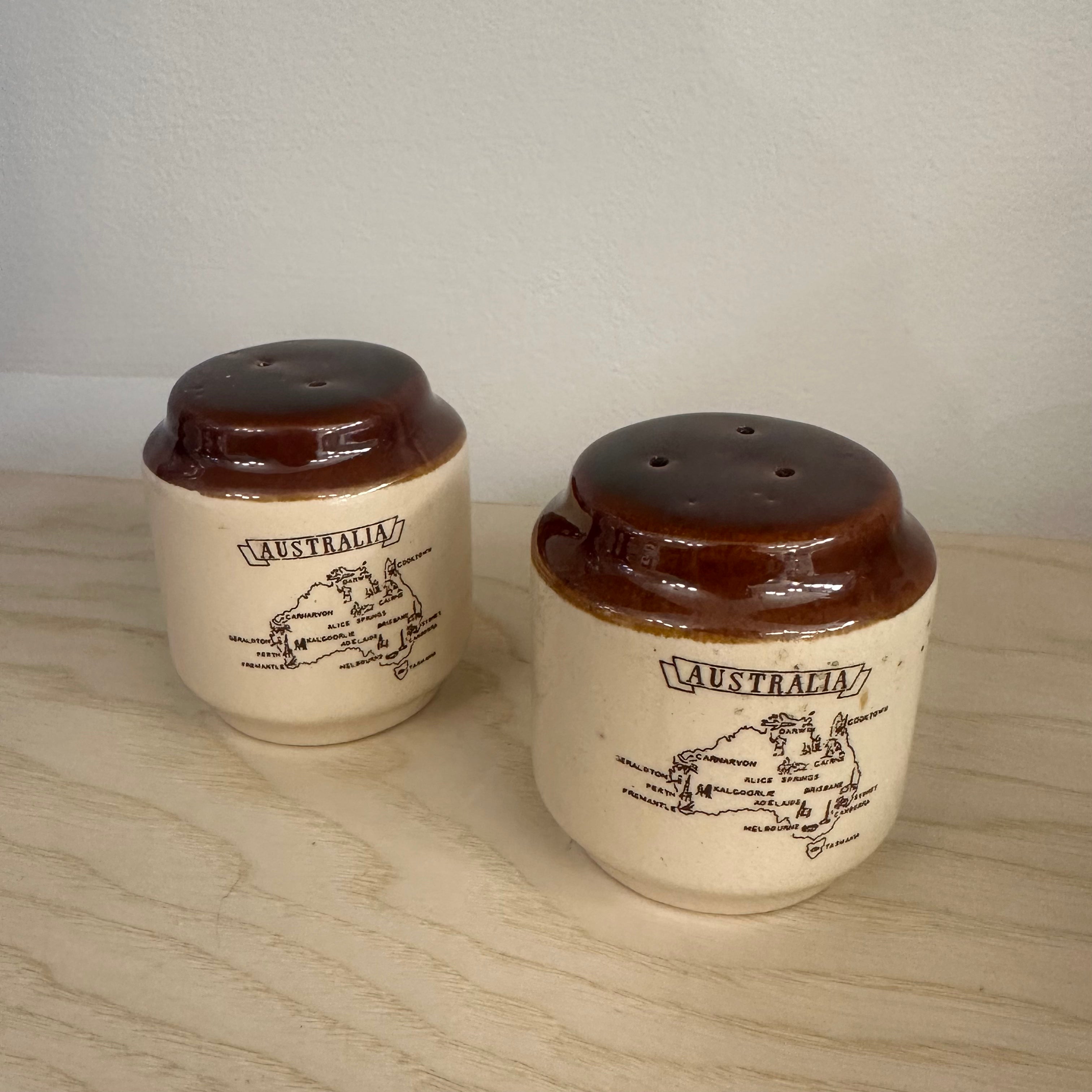 Premium Stainless Steel Salt and Pepper Shakers Set - Australian Made - Perfect for Kitchen, Dining Table & BBQ Outdoor Use