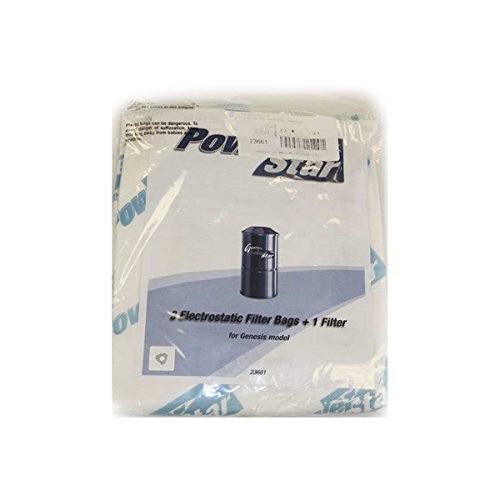 Power Star Vacuum Cleaner with 3 Electrostatic Filter Bags & 1 HEPA Filter - TDSAC33P Model | Ideal for Home Cleaning, Pet Hair Removal & Allergen Reduction