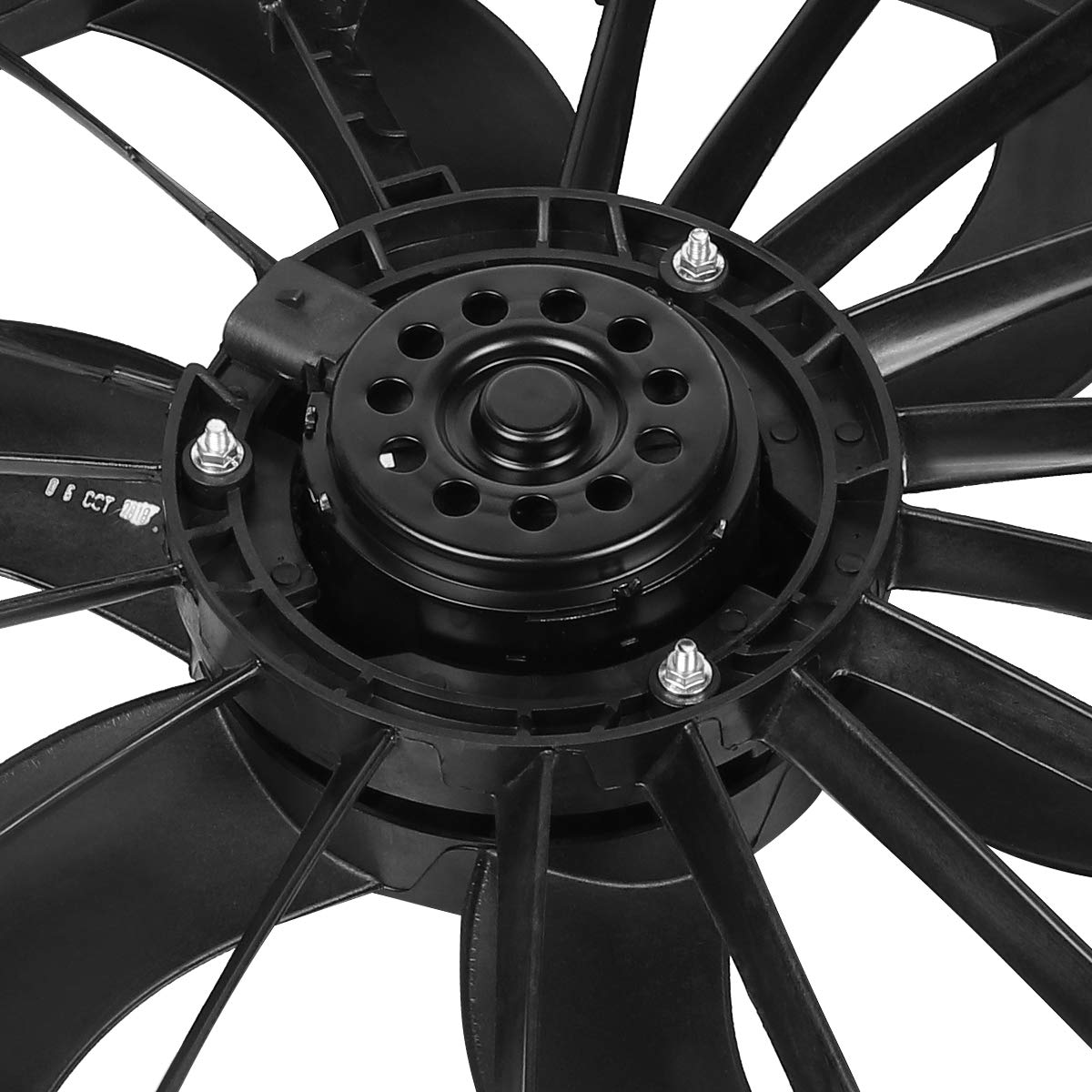Auto Dynasty CH3117102 OE Style Radiator Cooling Fan Assembly for 2005-2008 Jeep Commander & Grand Cherokee 3.7L 4.7L 6.1L - Direct Fit Replacement for Engine Cooling System