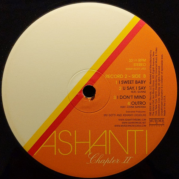 Ashanti Chapter II (2xLP) Vinyl Record - Near Mint or Mint Condition - Perfect for Collectors & Music Lovers