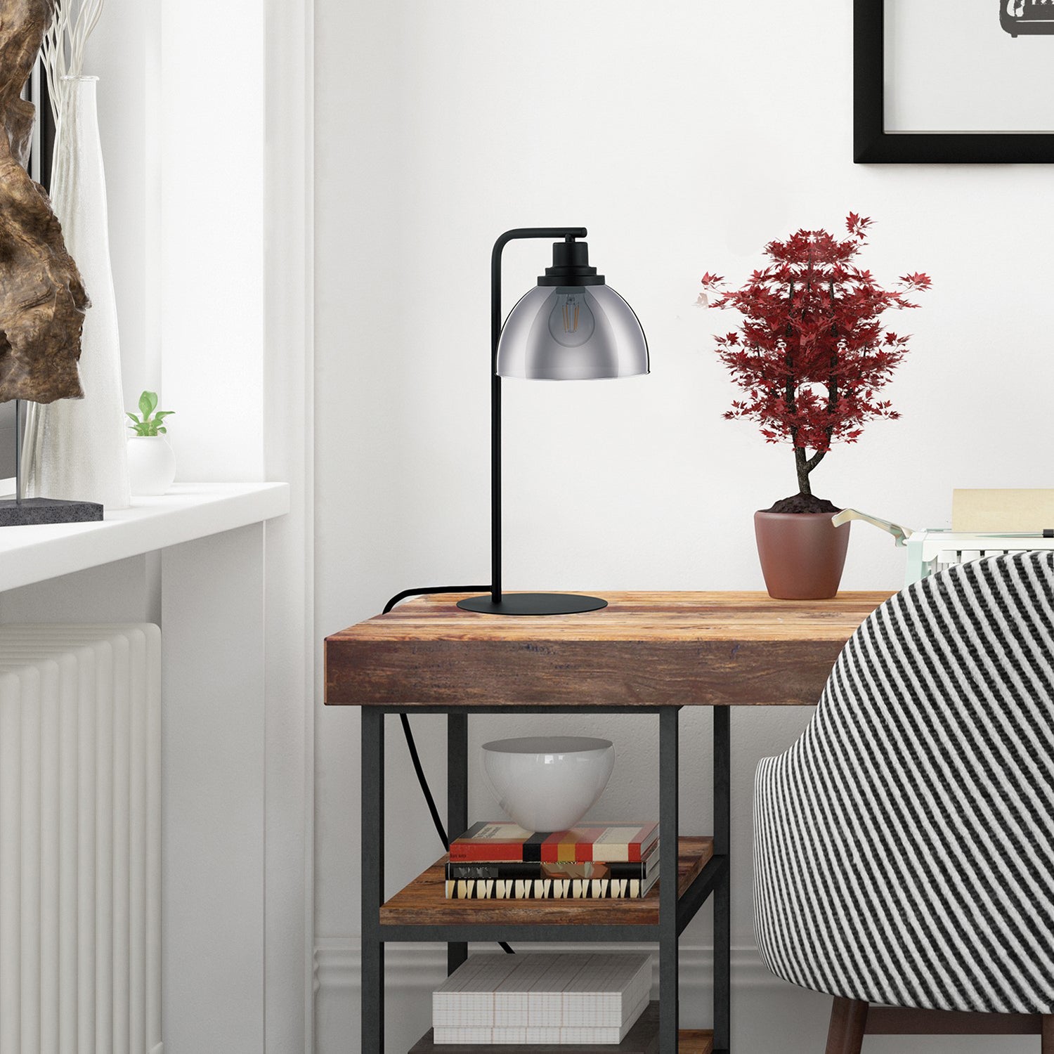 Beleser Modern LED Table Lamp - Adjustable Brightness & Color Temperature for Home, Office, and Bedroom Lighting