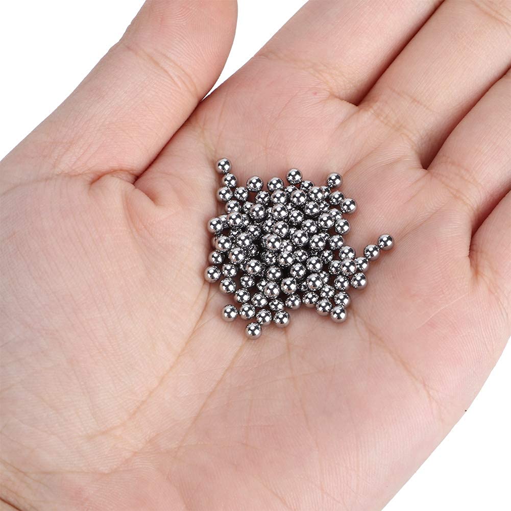 500Pcs Stainless Steel Decanter Cleaning Beads - Reusable 3mm for Wine Glasses, Vases & Pipes
